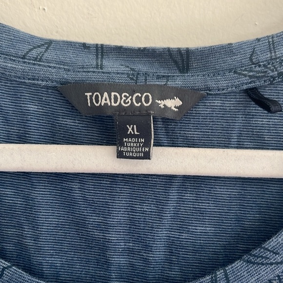 Toad & Co Faux Wrap Dress Cotton Tencel Floral XL Athletic Outdoor Hiking Casual - Picture 3 of 10